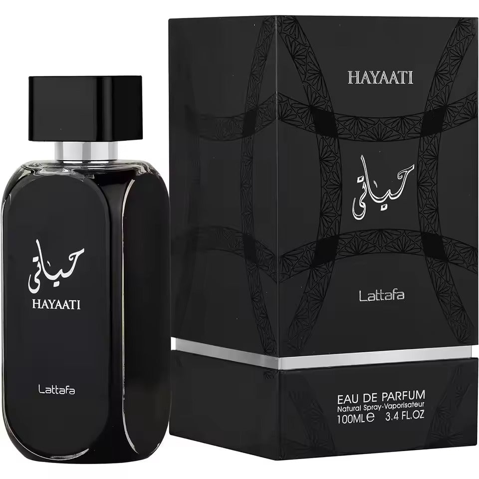 Lattafa Hayaati Eau de Parfum 100ml – Perfume Árabe Unisex de Larga Duración – 100% Original