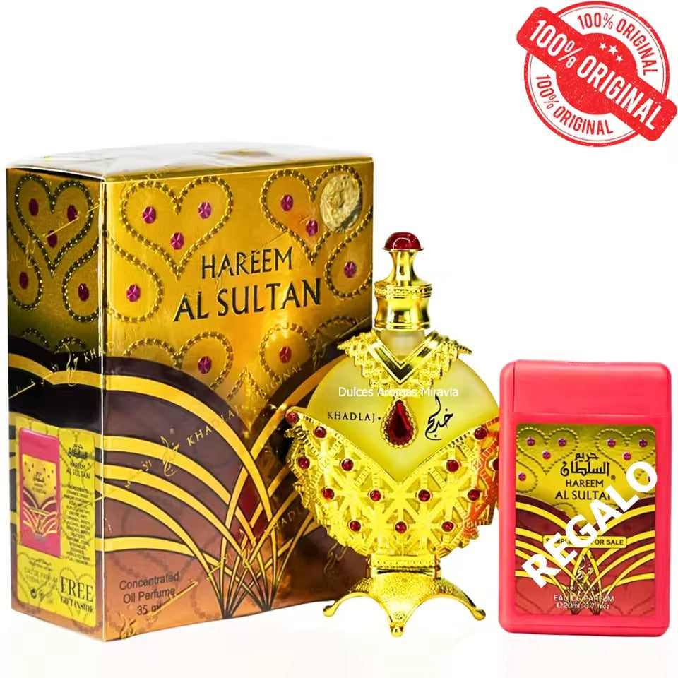 Hareem Al Sultan Gold – Perfume en Aceite Árabe para Mujer – Lujo y Elegancia 35ml